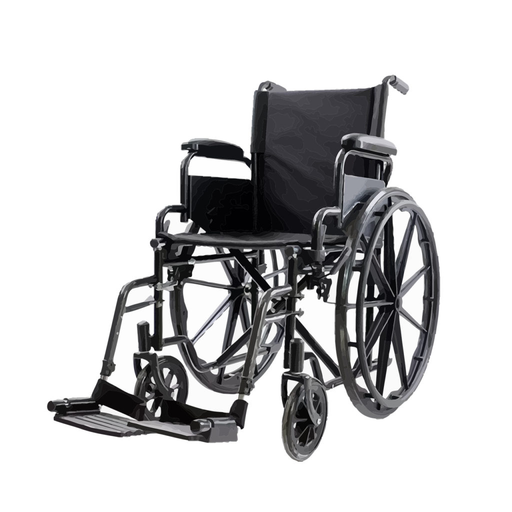 Premium wheelchair accessible table - front view